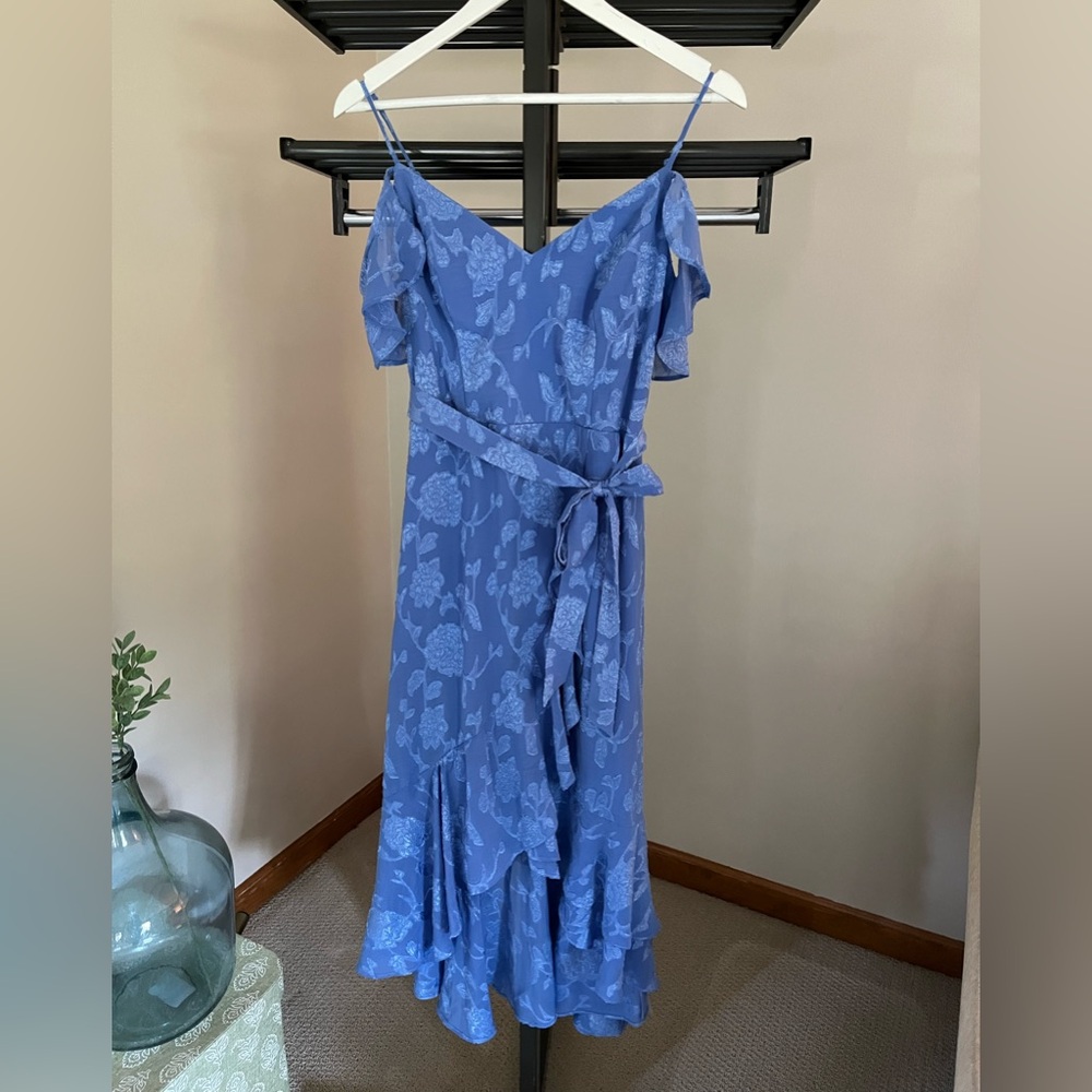 City Stufio Blue Floral Women's Dress